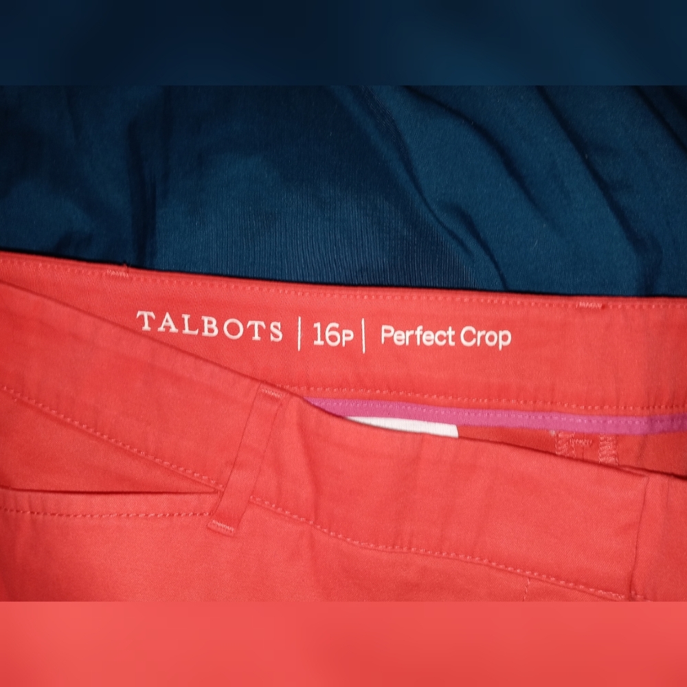 Talbots Perfect Crop Size 16p - image 2